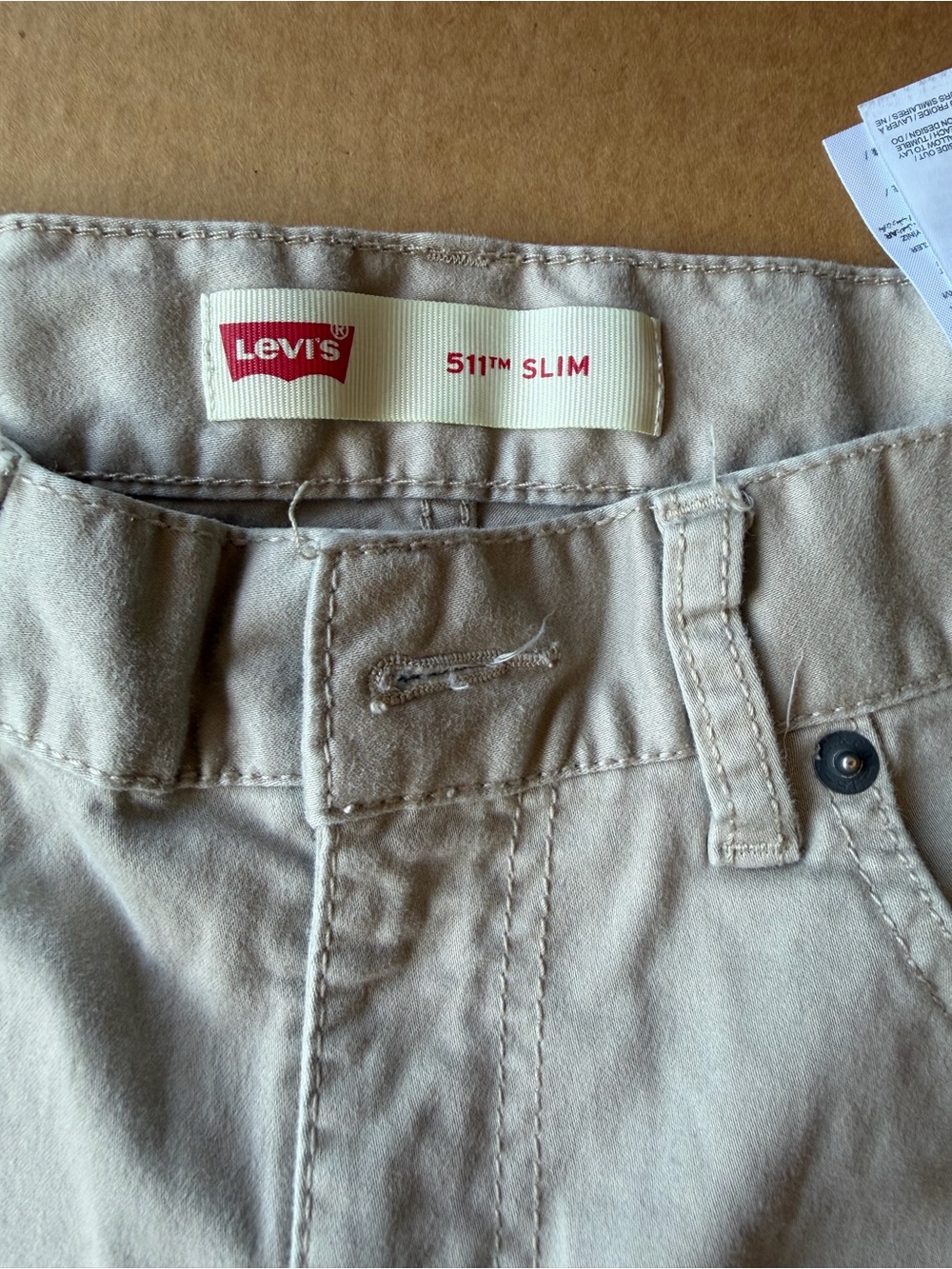 Levi's 511™ Slim Men's Pants in Light Khaki